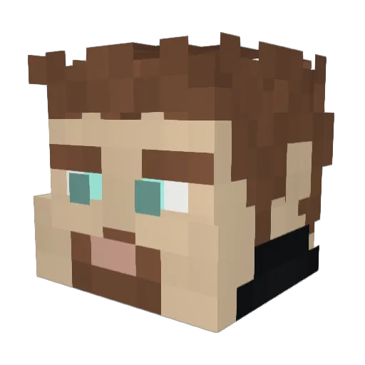 Murki_29 Minecraft avatar head, 3D render