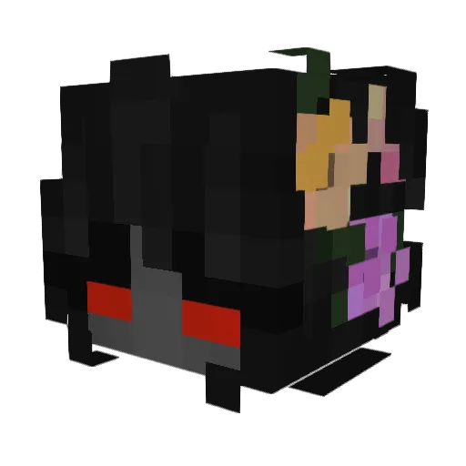 Murkpool Minecraft avatar head, 3D render