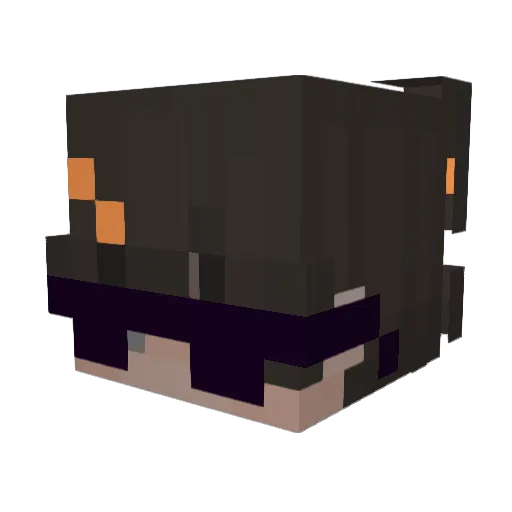 Murkzs Minecraft avatar head, 3D render
