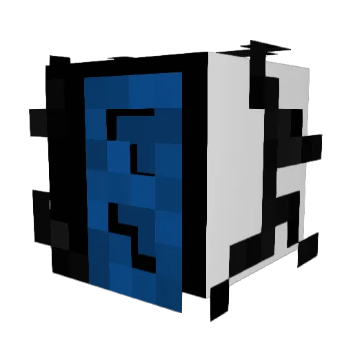 Murlach Minecraft avatar head, 3D render