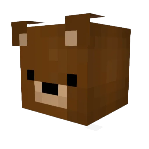 Murlisan8 Minecraft avatar head, 3D render