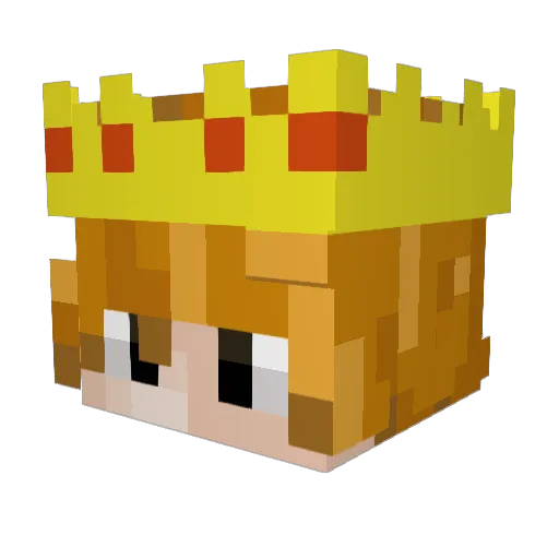 Murlo_0511 Minecraft avatar head, 3D render