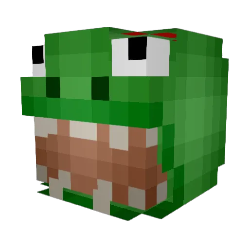 Murlyakis Minecraft avatar head, 3D render