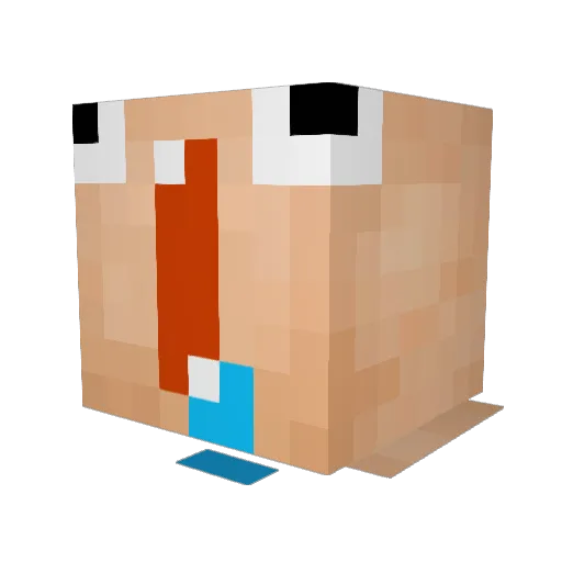 Murmel_LilBrothe Minecraft avatar head, 3D render