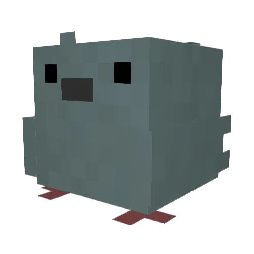 MurmeliEXE Minecraft avatar head, 3D render