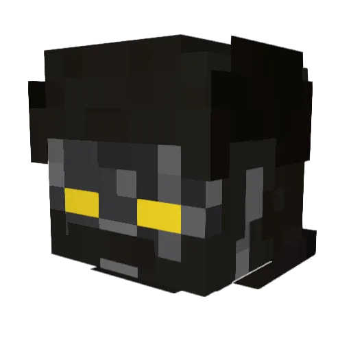 Murphy54 Minecraft avatar head, 3D render