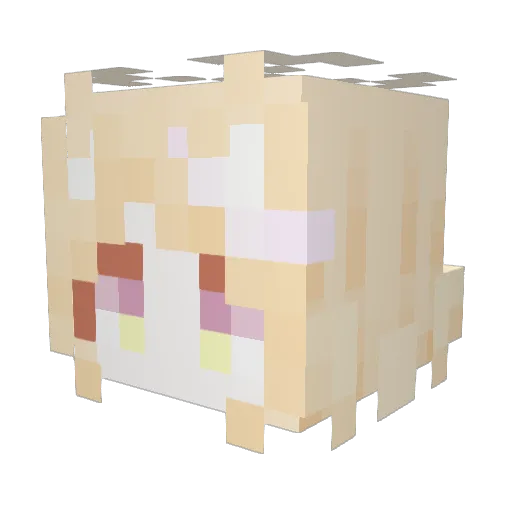 MurphyKauthy Minecraft avatar head, 3D render
