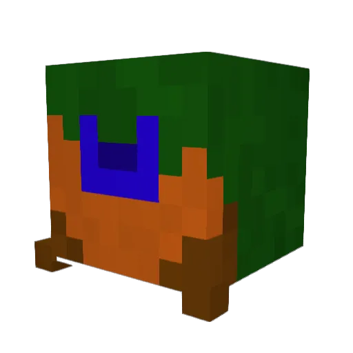Murphy_2022 Minecraft avatar head, 3D render