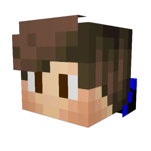 Murphylaws666 Minecraft avatar head, 3D render