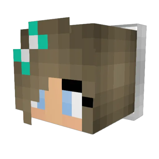 Murray1721 Minecraft avatar head, 3D render