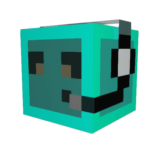 Murrow2965 Minecraft avatar head, 3D render