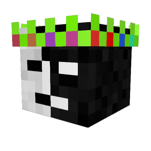 Murrsabii Minecraft avatar head, 3D render