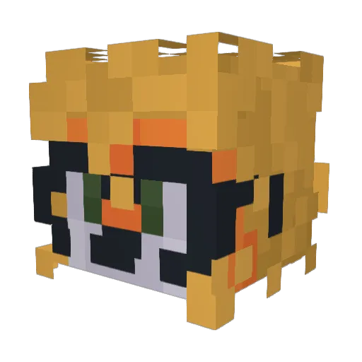 Murrsuiter Minecraft avatar head, 3D render