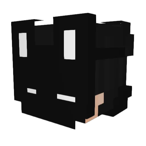 MurryPuppins Minecraft avatar head, 3D render