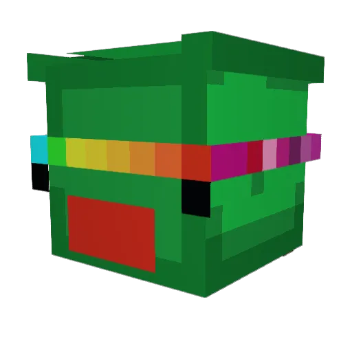 Murtle_theTurtle Minecraft avatar head, 3D render