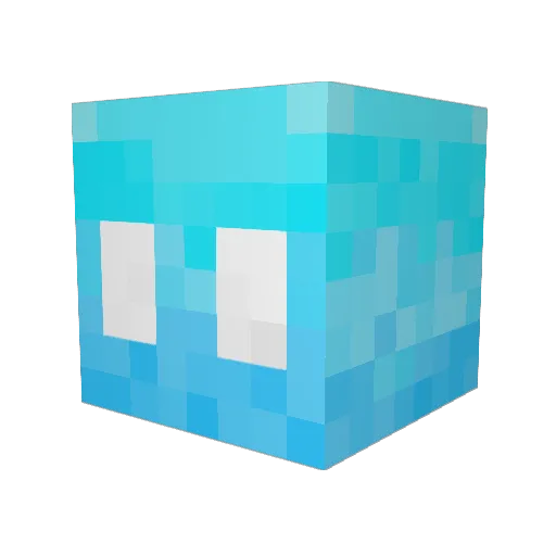 Murxie Minecraft avatar head, 3D render
