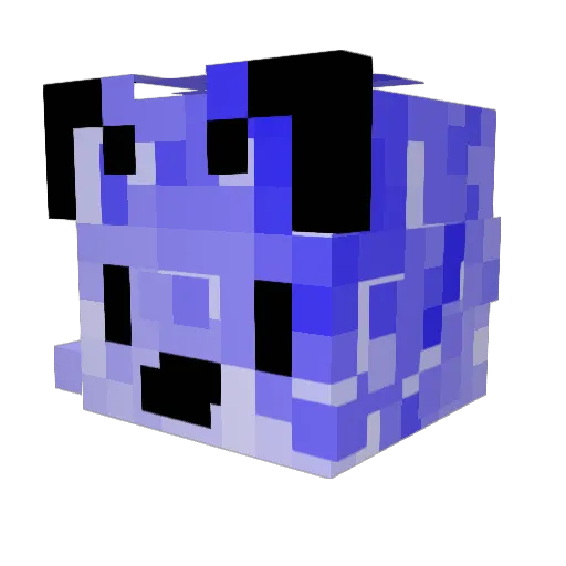Murzir Minecraft avatar head, 3D render