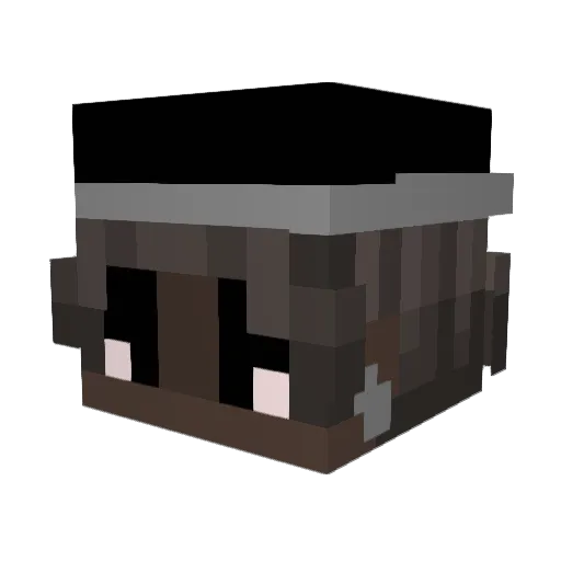 Murzynito420 Minecraft avatar head, 3D render