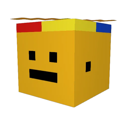 Murzynka_ez Minecraft avatar head, 3D render