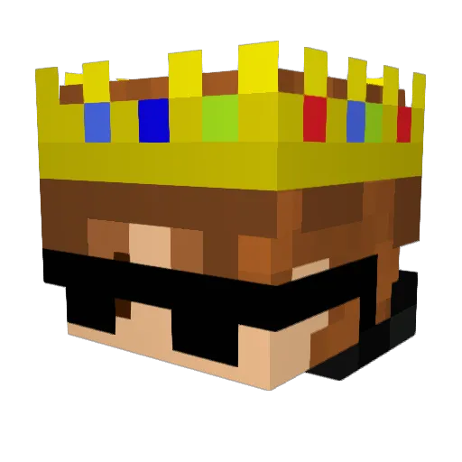 MusaPlayz_ Minecraft avatar head, 3D render
