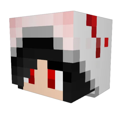 MusaRotta Minecraft avatar head, 3D render