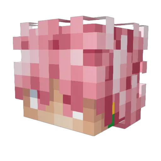 Musa_opp Minecraft avatar head, 3D render