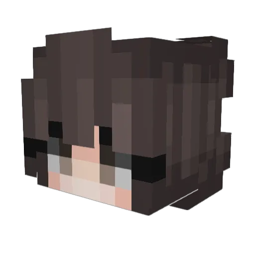 Musashi_112 Minecraft avatar head, 3D render