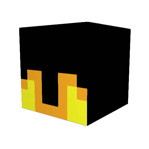Muschtafa Minecraft avatar head, 3D render