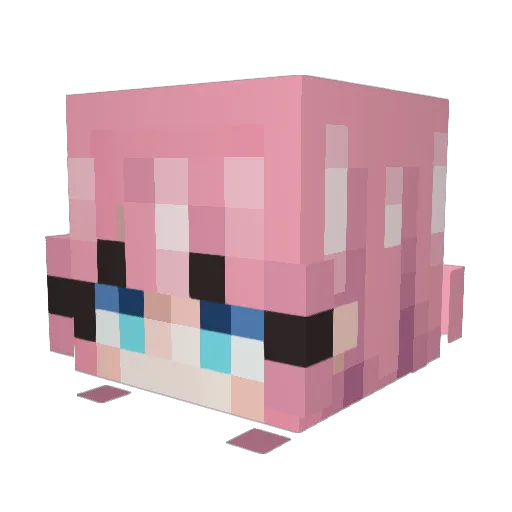 Muscle994 Minecraft avatar head, 3D render