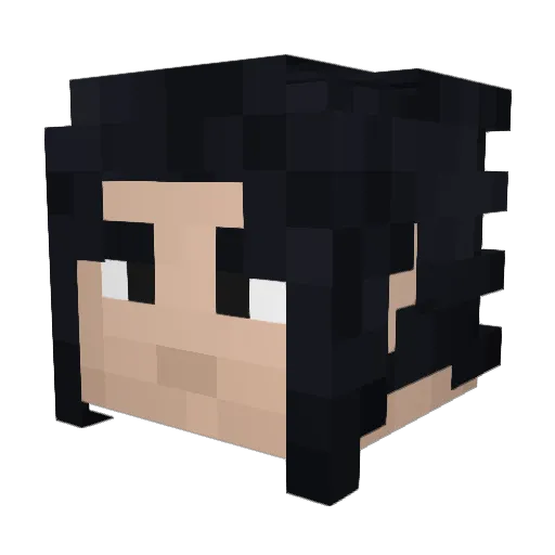 MuscleMelostole Minecraft avatar head, 3D render