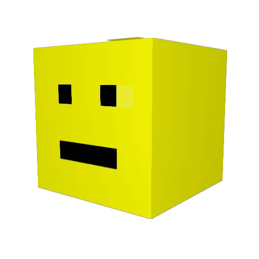 Museli_75 Minecraft avatar head, 3D render