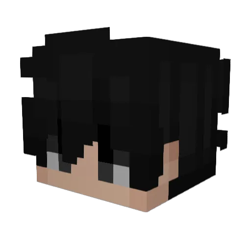 Mushhhuuu Minecraft avatar head, 3D render