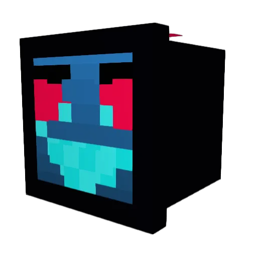 MushiDoodles Minecraft avatar head, 3D render