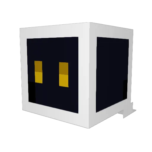 MushinSAKANA Minecraft avatar head, 3D render