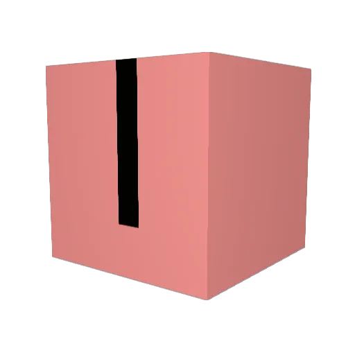 Mushiz Minecraft avatar head, 3D render