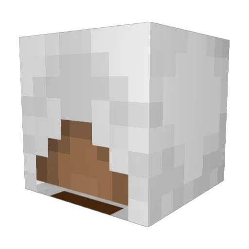 Mushroom36 Minecraft avatar head, 3D render