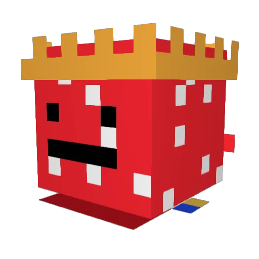 Mushroom_King__ Minecraft avatar head, 3D render