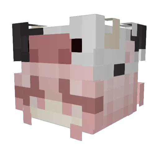 Mushroom_Sam Minecraft avatar head, 3D render