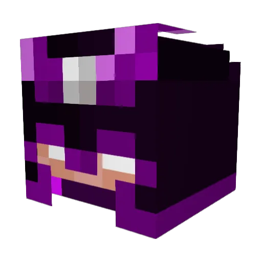 MushuTheKid Minecraft avatar head, 3D render