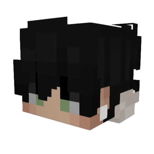 Mushu_IR Minecraft avatar head, 3D render