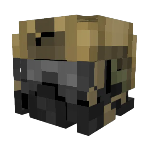 MushyHandles Minecraft avatar head, 3D render