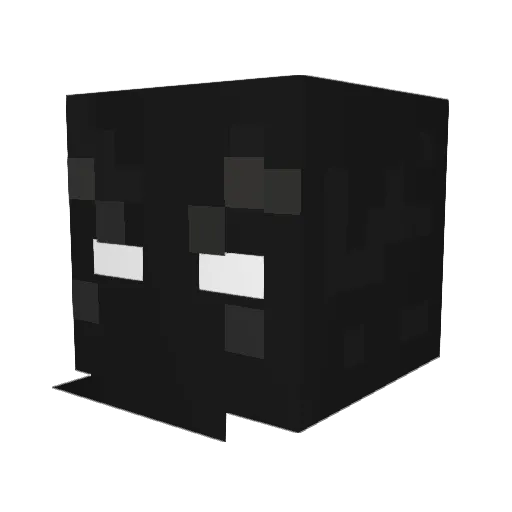 MushyV1 Minecraft avatar head, 3D render