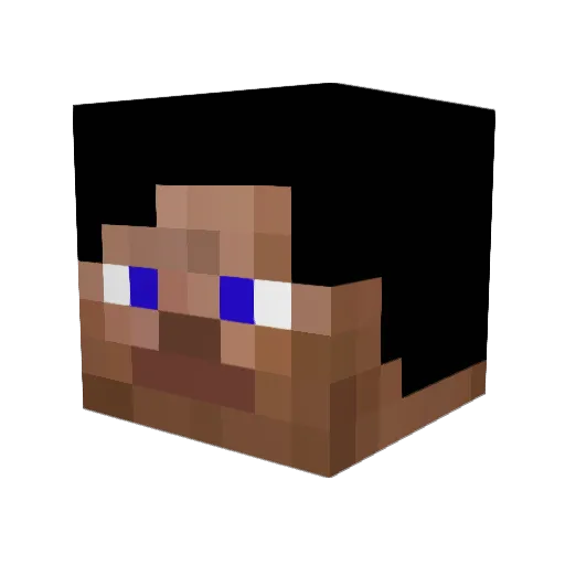 Music_Man2022 Minecraft avatar head, 3D render