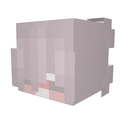 MusicalDino1082 Minecraft avatar head, 3D render