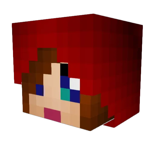 Musicaldemon1 Minecraft avatar head, 3D render
