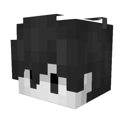 Musician710 Minecraft avatar head, 3D render