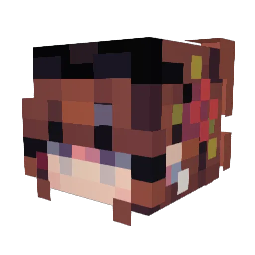 Musiclover1315 Minecraft avatar head, 3D render