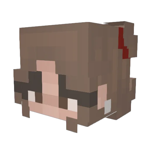 Musiclover2005 Minecraft avatar head, 3D render