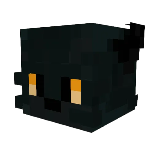 Musikai Minecraft avatar head, 3D render