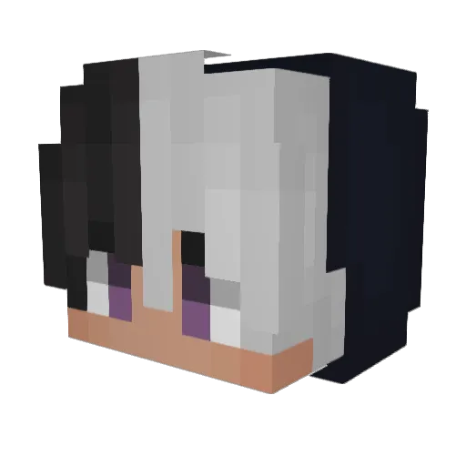 MusixNote Minecraft avatar head, 3D render